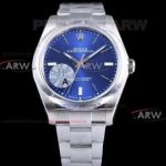 JF Factory Swiss 3132 Rolex Oyster Perpetual 39MM Swiss Luxury Watches - LN114300 316 Steel Case Blue Face
